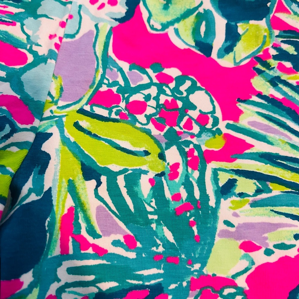 Lilly Pulitzer Girls Cropped Leggings Medium 6-7 - Picture 5 of 6